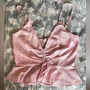 Pacsun Pink Floral Tank